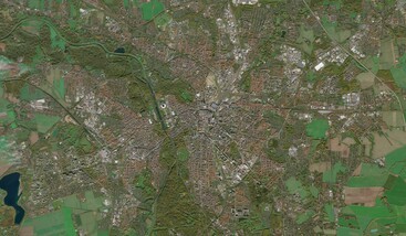 Sentinel-2 image of Leipzig 14 November 2022
