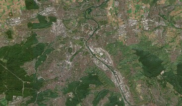 Sentinel-2 image of Stuttgart 11 October 2023