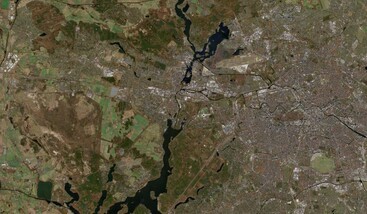 Sentinel-2 quarterly mosaic of Berlin