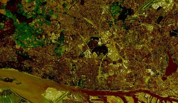 Sentinel-2 image of Hamburg 16 May 2024