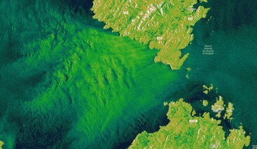 Sentinel-1 scene showing the Straits of Bonifacio on 1 September 