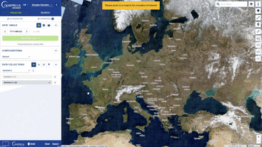 CLMS Land Surface Phenology Total Productivity S1 map of Europe