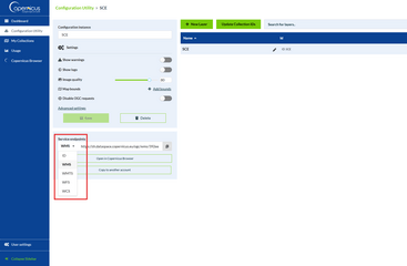 CLMS Configuration Endpoint Selection