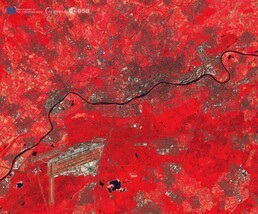Sentinel-2 image of Frankfurt 18 June 2023