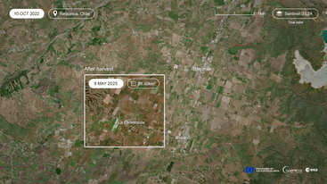 Sentinel-2 image of Requinoa Chile 8 May 2023