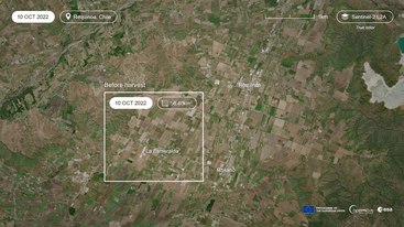 Sentinel-2 image of Requinoa Chile 10 October 2022