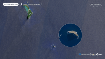 Ball's pyramid in Australia