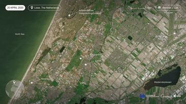 Sentinel-2 image of Lisse-Keukenhof 20 April 2020 edit