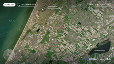 Sentinel-2 image of Lisse-Keukenhof 20 April 2022 edit