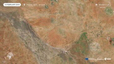 Sentinel-2 image of Pembamoto Tanzania 13 February 2019 edit