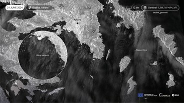 Sentinel-1 image of Athens 21 June 2024 for IGARSS edit