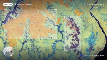 Sentinel-1 image of Kalimantan_Indonesia 01052023 edit