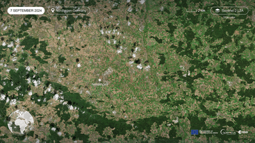 Sentinel-2 L2A true-colour satellite images of Nördlingen Germany 7 September 2024 edit