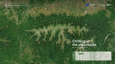 Sentinel-2 quarterly cloudless mosaic July 2024 Făgăraș Mountains - desktop July 2025