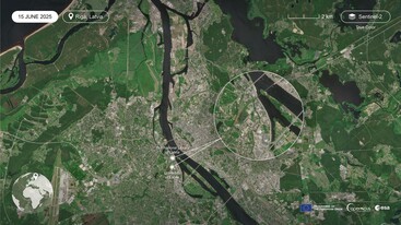 Sentinel-2 True Color image of Riga, Latvia 15 June 2025 edit