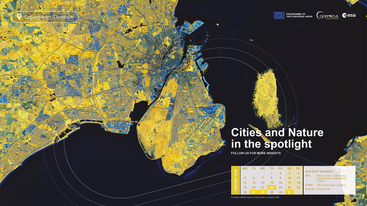 Sentinel-2 L2A image of Copenhagen in Denmark on 29 September 2025 desktop edit