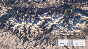 Sentinel-2 L1C of the Tatra Mountains Poland and Slovakia 18 January 2026 1920x1080