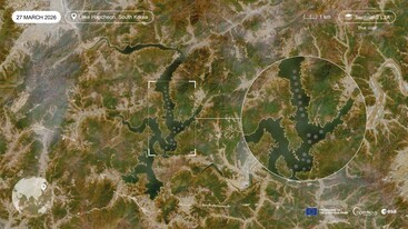 The beauty of the green transition: solar panels on Hapcheon Lake, South Korea