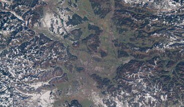 Sentinel-2 image of Ljubljana 14 February 2023
