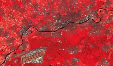 Sentinel-2 image of Frankfurt 18 June 2023