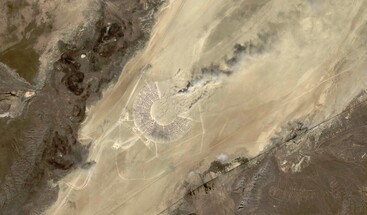 Sentinel-2 image of Black Rock Desert 27 August 2023