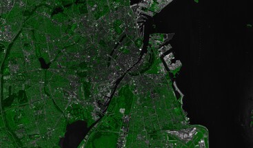 Sentinel-2 image of Copenhagen 21 September 2022
