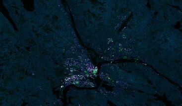 Sentinel-1 image of Rovaniemi, Finland on 16 December 2023