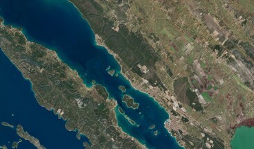 Sentinel-2 image of Galesnjak in Croatia - clean