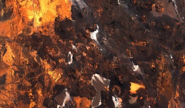 Sentinel-2 image of Chile and Argentinal 23 March 2024 - clean