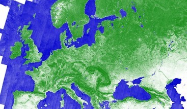 Sentinel-2 quarterly mosaic of Europe July-September 2023 clean
