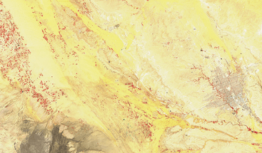 Sentinel-2 image of Riyadh Saudi-Arabia 4 April 2024 clean