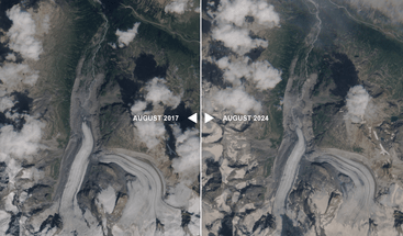 Sentinel-2 image of Morteratsch Glacier_15.08.2017-13.08.2024 clean