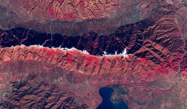 Sentinel-2 L1C image of Belasica Mountain Range on 18 December 2024 clean