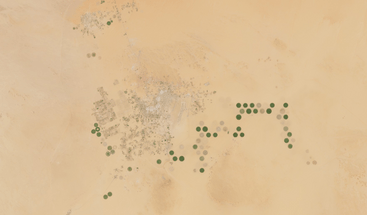 Sentinel-2A image of Kufra, Libya 14 March 2025 clean