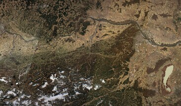 Sentinel-2 image of Austrian Wienerwald Vienna 5-8 March 2025 clean