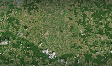 Sentinel-2 L2A true-colour satellite images of Nördlingen Germany 19 June 2024 clean