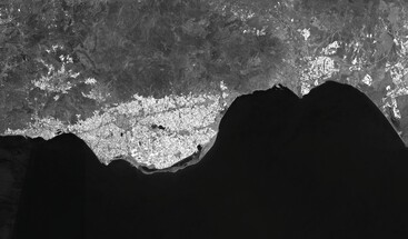 Sentinel-2 quarterly mosaic of Almería Spain April-June 2025 clean