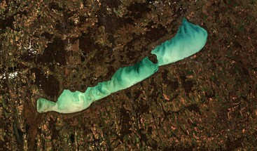 Sentinel-2 image of Lake Balaton 29 November 2016 clean