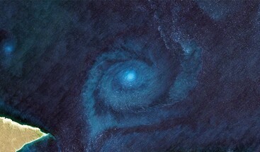 Sentinel-2 L2A  image of Atlantic Ocean San Matías Gulf 25 July 2021 clean