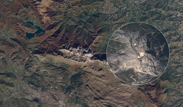 Sentinel-2 L1C and CCM image of the Gran Sasso mountains in Italy 5 November 2025 clean