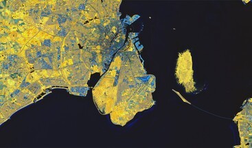 Sentinel-2 L2A image of Copenhagen in Denmark on 29 September 2025 desktop clean